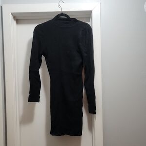 Chic Black Knit Dress